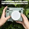 Clear Protective Case For Wide 400 Camera Durability PC Shell High Transparency Cover Housing with Lens Cover Cap