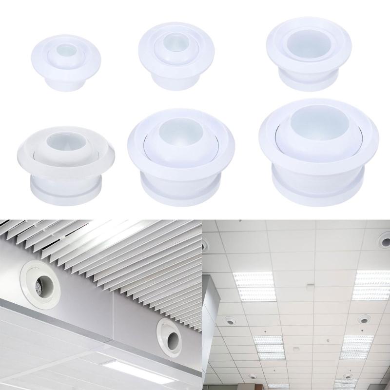 ABS-Dachüberstandslüfter Frei drehbarer Lüftungsschlitz Multifunktions-Lüftungsschlitz Bietet 360-Grad-Luftströme für verbesserte Raumluft