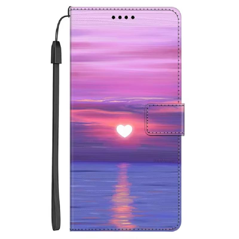 Leather Phone Case for Honor X5C Plus Case Flower Wallet Flip for Honor X5C Wolf Cute Dog PU Coque Bag for Honor Magic8 Pro 5G