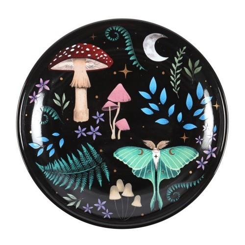 Something Different Dark Forest Round Trinket Dish