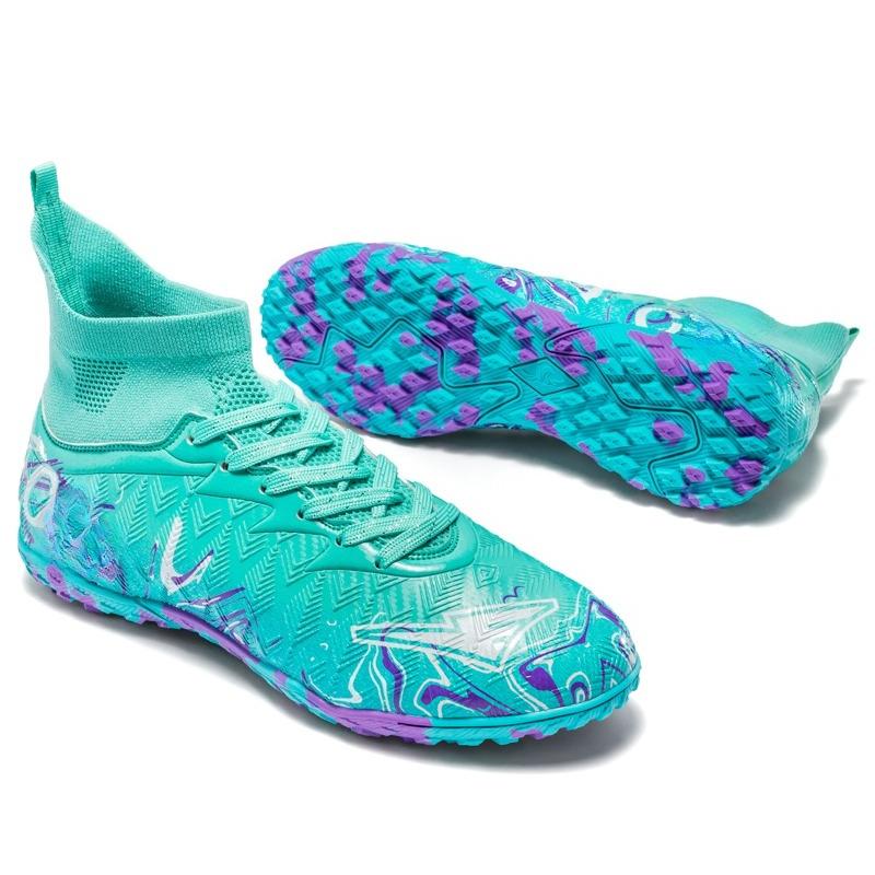 34-46 Unisex Football Boots Rubber Soft Sole Short Nail Artificial Turf Youth Children Football Shoes Boys Soccer Shoes