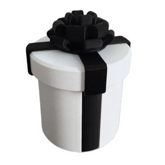 Cutie Cadou Enervantă cu Șuruburi Încuibate Glumă Cutie Încuibată pentru Cadou în Bani Ambalaj Reutilizabil Imprimat 3D Cutie Gag pentru Cadouri de Zi de Naștere Crăciun Petrecere Elefant Alb