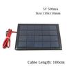 2pcs DC 5V 500mA Solar Panel Cell Module Mini Solar Panel Charger  Solar Lawn Lights