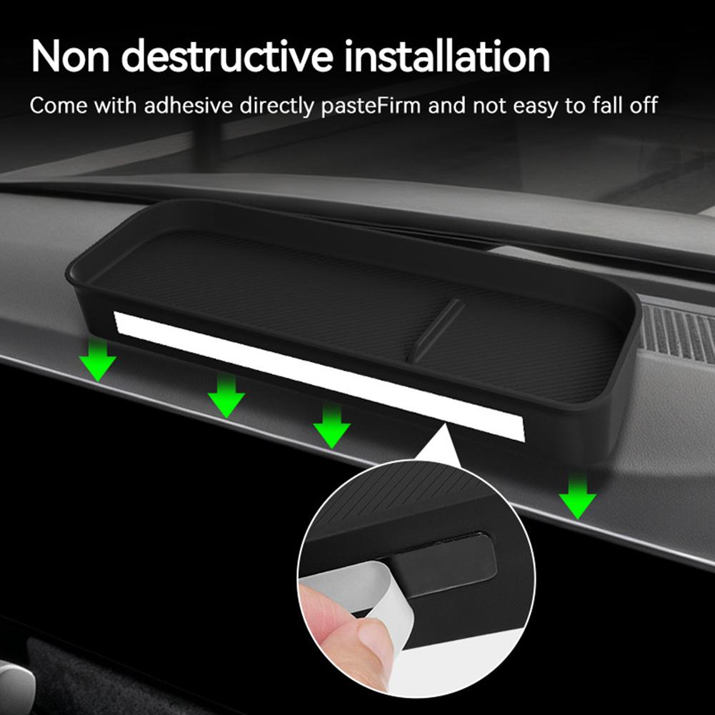 

Central Control Screen Rear Storage Box for Kia EV3 2025+ Dashboard Car Storage Organizer Reliable Silicone Material Design China Mainland