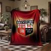 Brentford Football Print Flannel Blanket Soft Warm Sofa Bed Throw Blanket For Home Office Bedroom