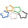 2pcs Aluminum Alloy Hanging Buckles  Five-pointed Star Climbing Buckles  Quick-hanging Keychains  Safety Buckles Backpack Buckles  in Various Colors