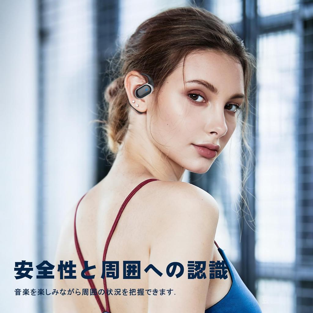 [2025 Upgraded] Wireless Bluetooth Earphones, Bluetooth Hi-Fi with Mic, 50 Hours of Playtime, Cordless, Automatic Pairing, ENC Noise Cancelling,