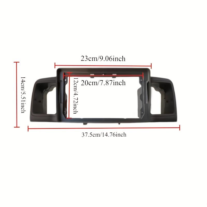 2 Din Car Radio 9'' Face Frame ForToyota Corolla E120 E 120 for BYD F32007-2011 Dashboard Fascia Stereo Panel Dash Kit