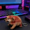 Built-in Sound Device Warrior Shield Plush Doll Keychain Talking Bag Pendant  Key Decoration