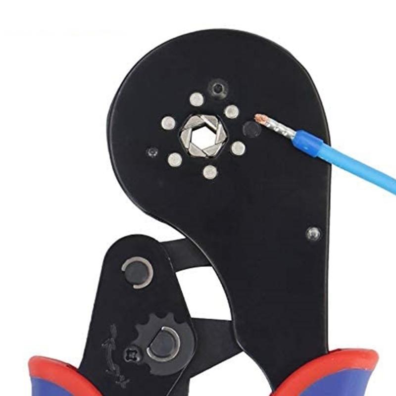 0.08-16mm² 16-6 Tubular Terminal Crimping Tools With 1200pcs/boxTerminals New Mini Pliers Precision Electrical Clamp Set