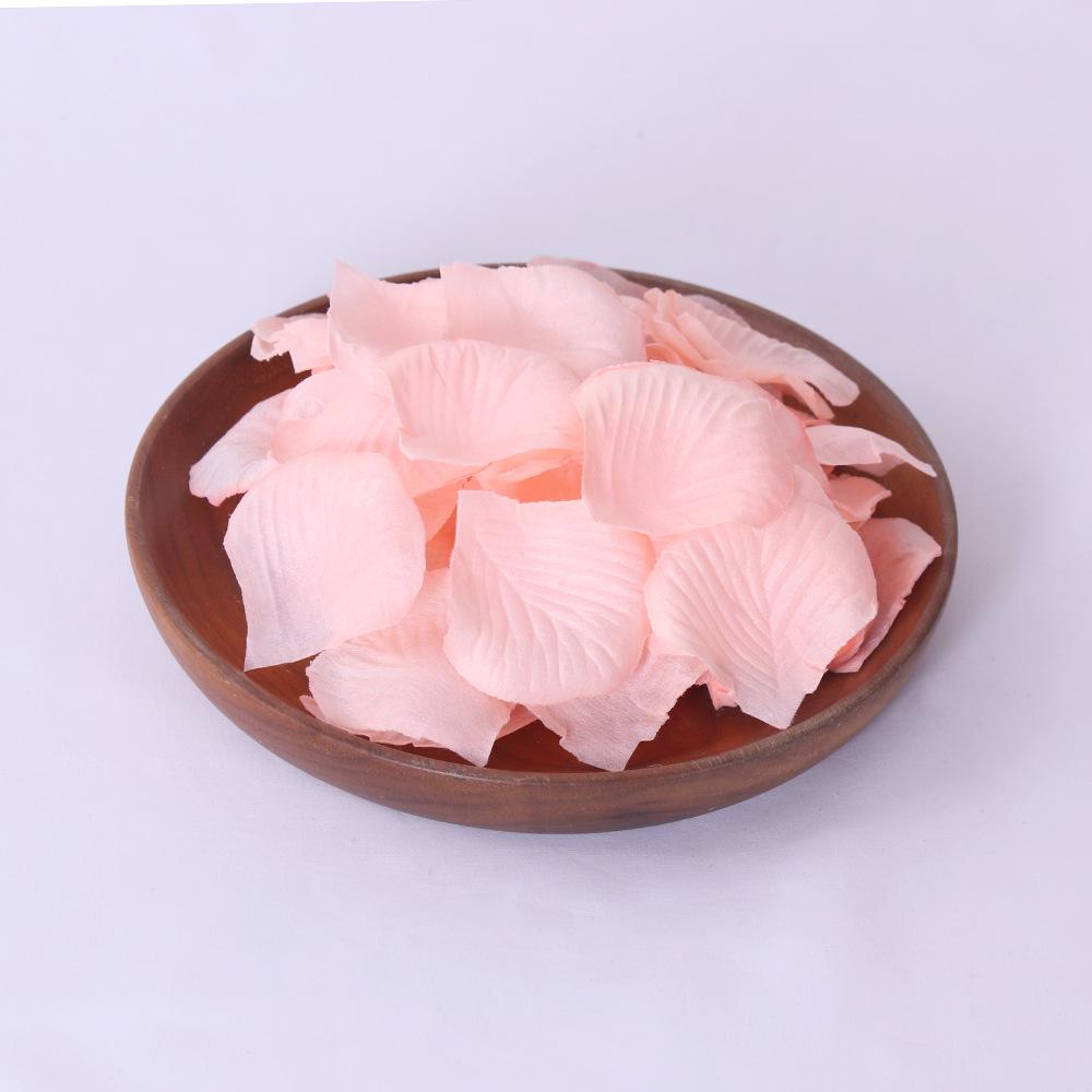 Stacking 1000pcs Rose Petals For Wedding, Bar Celebration, Hand-held Decorative Props, Simulated Flowers