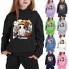 Kids' Hooded Sweatshirt with Halloween Print for Festive Wear