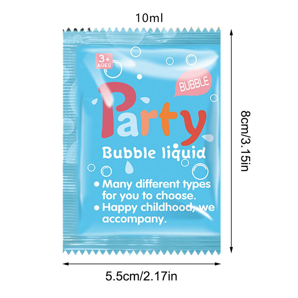 

10pcs 10ml concentrated bubble liquid electric bubble machine Gatling bubblesupplement liquid children s toy summer Party Favor синій