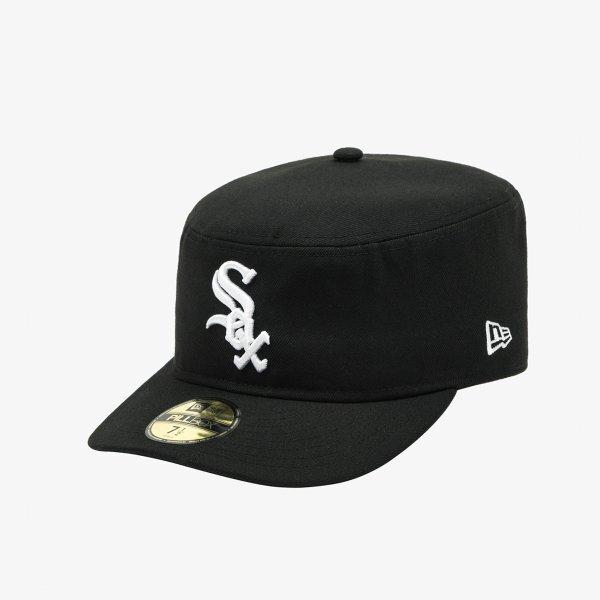 New Era Mlb Chicago White Sox Czapka Fitted Czarna z Zakrzywionym Daszkiem i Wypełnieniem Free Curved Fillbox 14881450