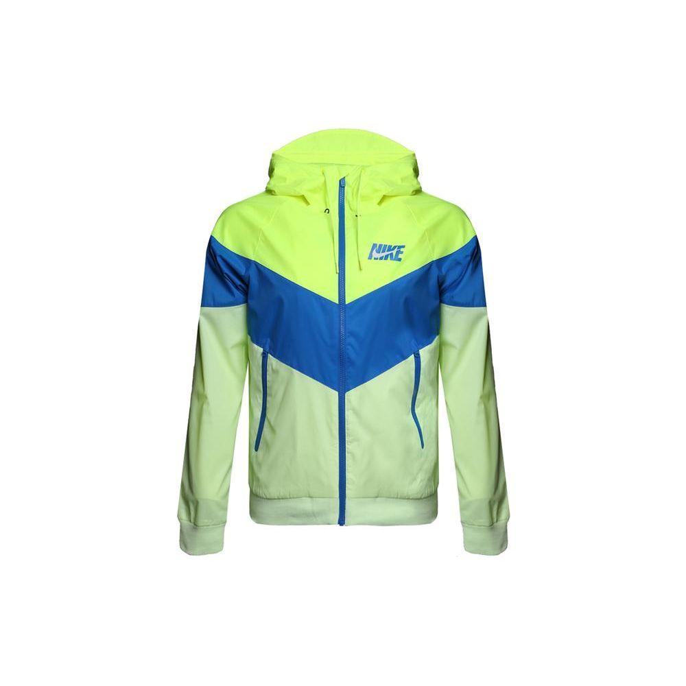 Nike Windrunner Volt Game Royal Blue Men s Hooded Windbreaker Jacket AJ1397-716 L