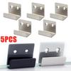 5 PEÇAS Ganchos Planos de Aço Inoxidável Cabide Azulejo Cerâmico Placa de Exibição de Outdoor Suporte Suportes Fixadores Parafusos Pregos