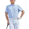 adidas Czysta Bawełna Koszulka Polo z Haftowanym Logo Męskie Bluzki Jasnoróżowy Niebieski HS1109