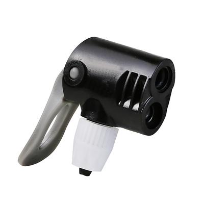 Bicicletă activată cu piciorul Pompă de pardoseală din PVC Duză de gaz cu cap de pompă dublă