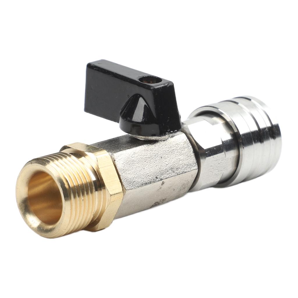 Ball Valve Hose Switch High Pressure Washer Stainless Steel Construction