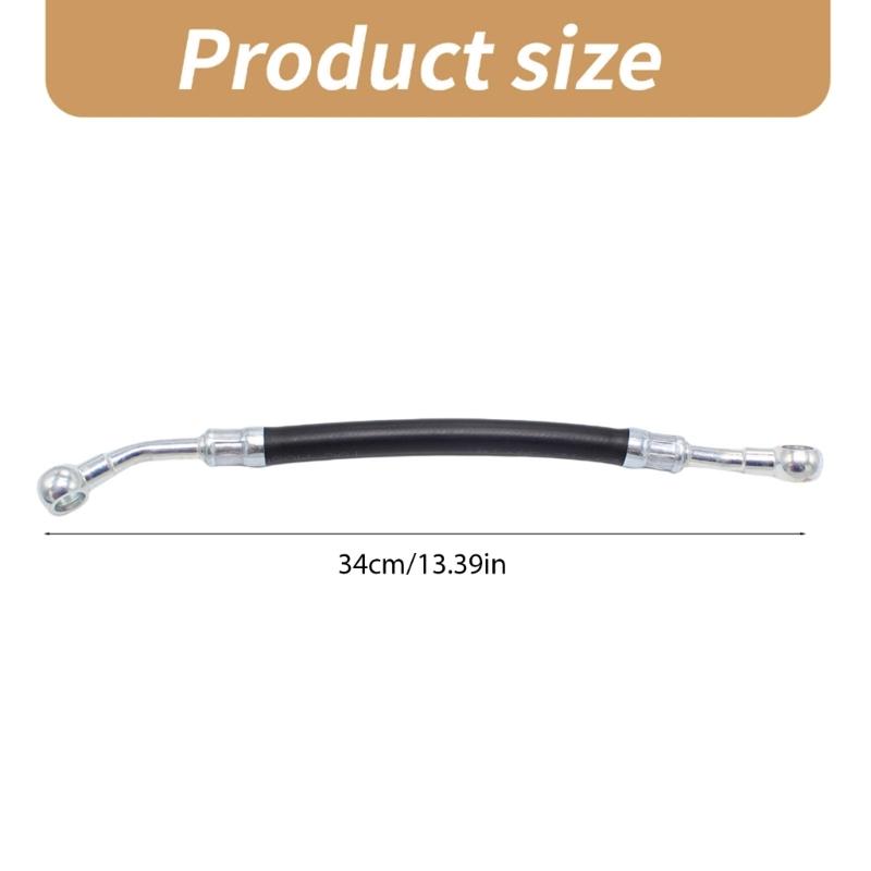 Repair Parts Oil Line Feed Hose for E36 E46 Oil Supply Line Hose with Seal Washers Replacement Automotive Accessories