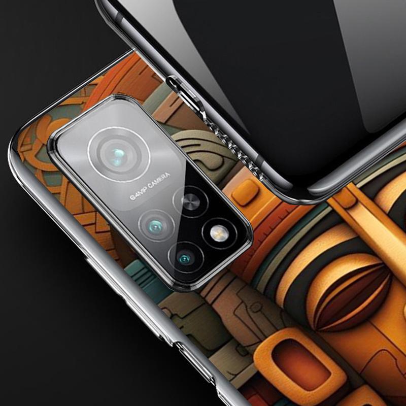 Mayan Stone Totem Pole Phone Case For Xiaomi Redmi Note 15 14 13 12S 12 Pro Plus 11S 11E 11 11T 10S 10 Art Soft Pattern Cover Re