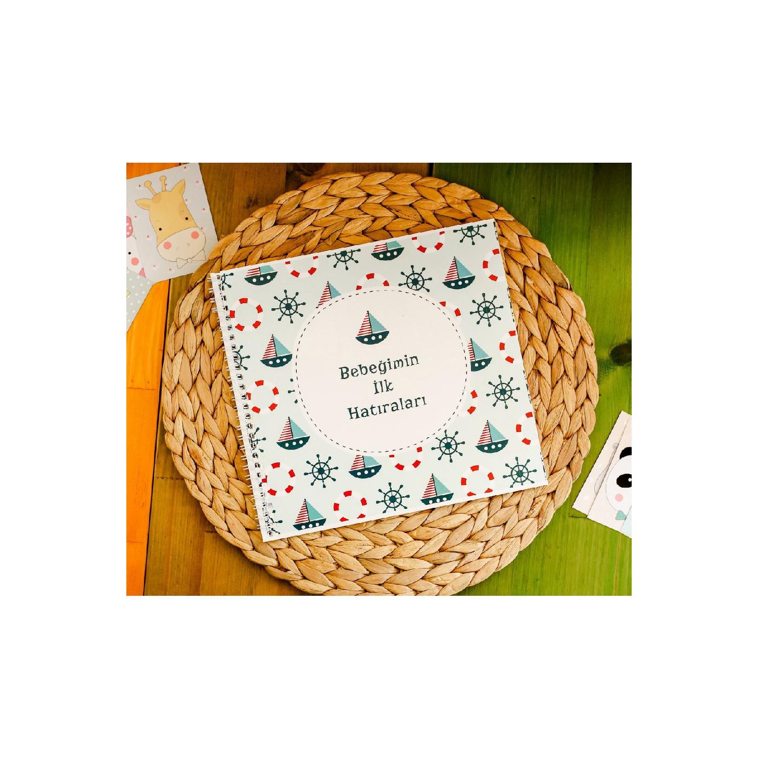 

Pregnancy, Mother And Baby Memory Album / Diary синий