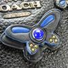 Used COACH Handbag F59354 leather black Butterfly motif