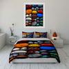 Colorful Stone Decor Set Multiple sizes kid's and adults' bedroom Exquisite 3PC bedding set gift