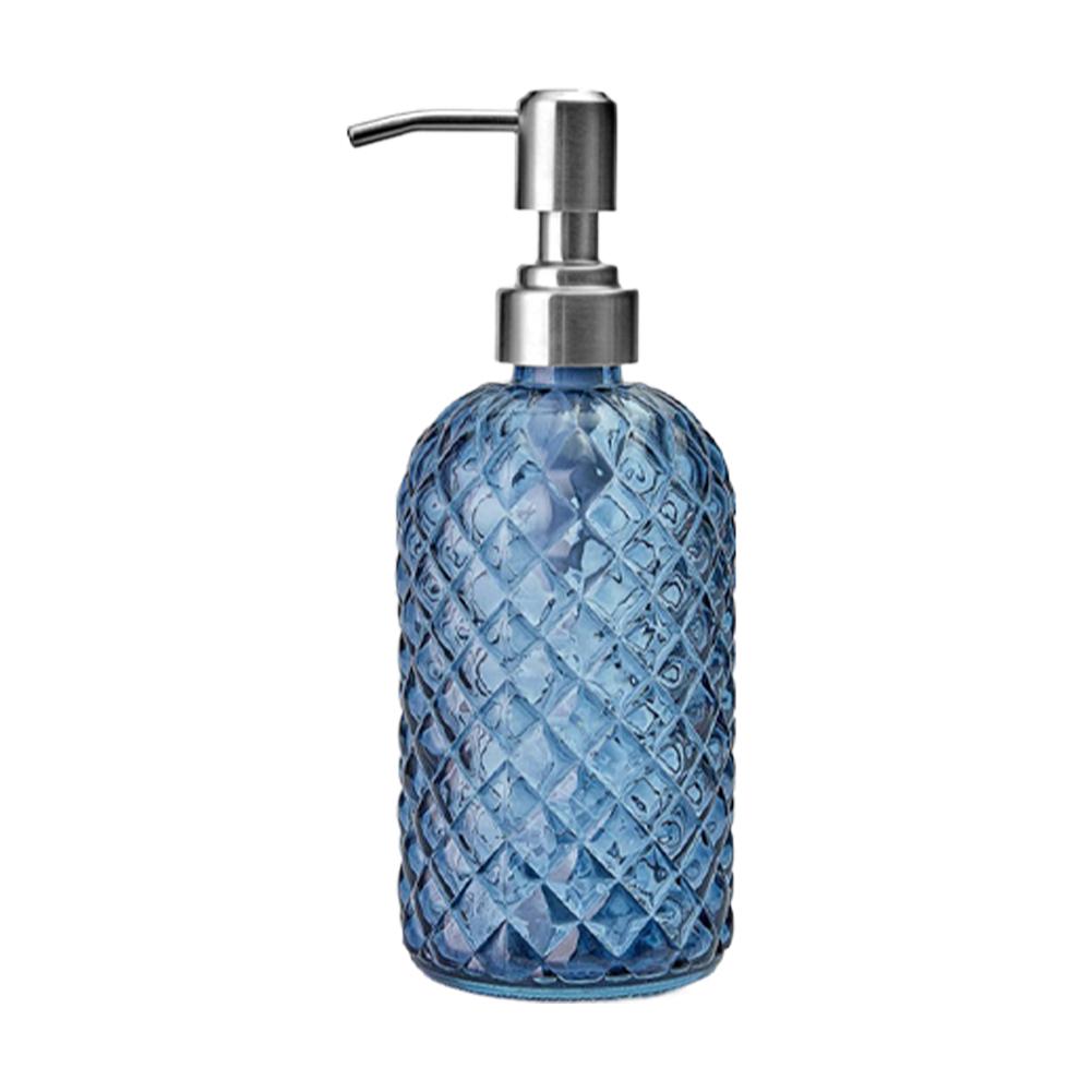 480ml Glass Sub-bottling Refillable Hand Sanitizer Body Wash Hand Pump Dispenser Stainless Steel Pump For Kitchen Home Bathroom