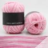 Woolen Yarn Triple Brands Soft Milk Cotton Solid Color Knitting Yarn