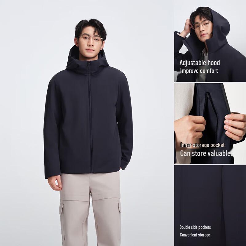 BOSIDENG B250135329 Herren Daunenjacke mit Kapuze