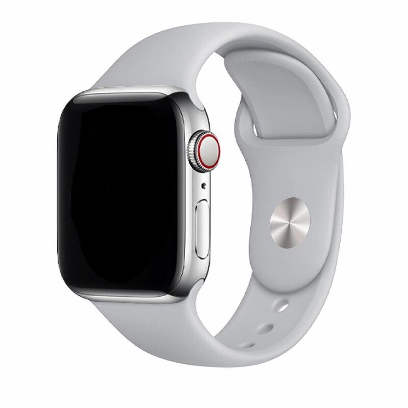 Silikonový řemínek pro řemínek Apple Watch 44 mm 49 mm 45 mm 41 mm 40 mm 42 mm 38 mm náramek iwatch série 9 7 se 3 4 5 6 8 Pásek Ultra2