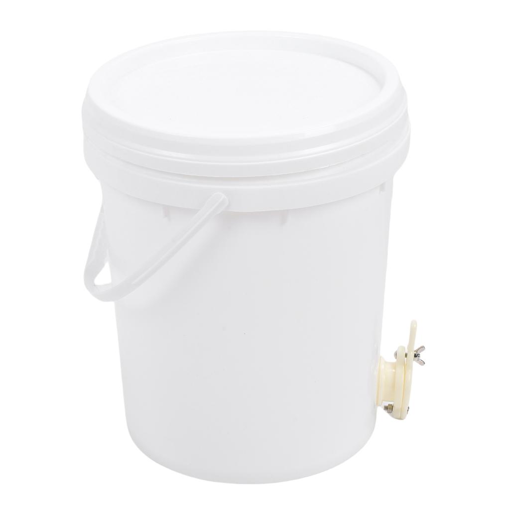 5 Gallon Honey Bucket with Lid and Gate Plastic Honey Storage Container for Beekeeping