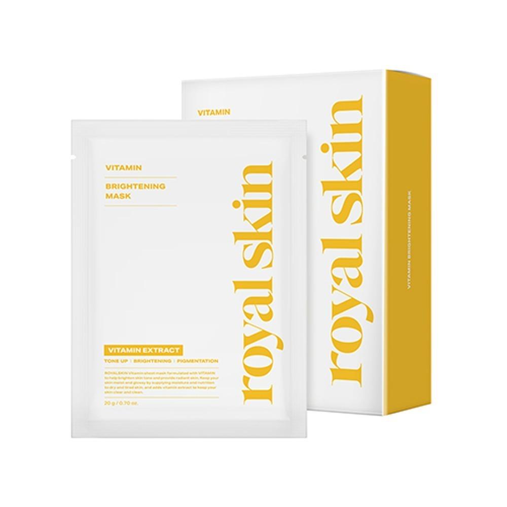 

Royal Skin Vitamin Brightening Mask (10P) - Vitalizing & Radiance-Boosting Facial Treatment for Dull Skin 20g x 10