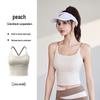 Letní nahý pocit jóga křížená camisola sportovní podprsenka