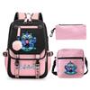 Animation Cartoon With High Value Schoolbag, Primary And Secondary School Students Leisure Backpack, Pencil Bag Set