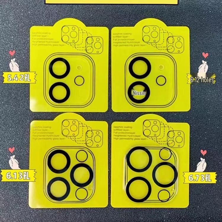 Apple 15 Lens Protector for iPhone16, iPhone17 Camera, 13 Pro Max Screen, and 14 Lens Tempered Film