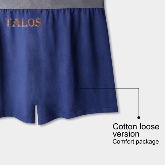 Men Boxer Underwear Mid-rise Elastic Waistband Front Button Decor U-Convex Shorts Panties Comfortable Sleepwear Daily Wear