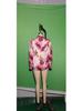 2024 European/American 3D Print Long-Sleeve Loose Turn-Down Collar Shirt.
