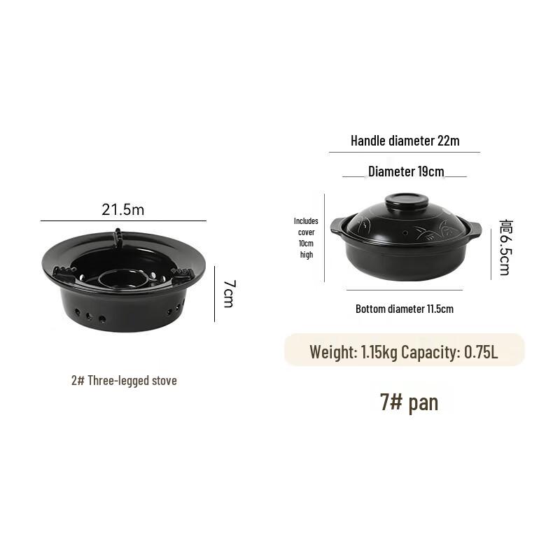 ZISIZ Ceramic Alcohol Stove Hot Pot Base