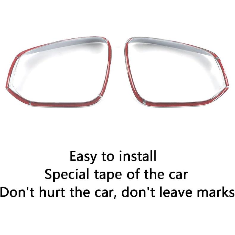 Autozubehör Passend für Toyota Sienna 2021 2022 2023 2024 2025 Außen Seitentür Rückspiegel Regenschutz Schutz Abdeckung Rahmen Verzierungen (Glänzend