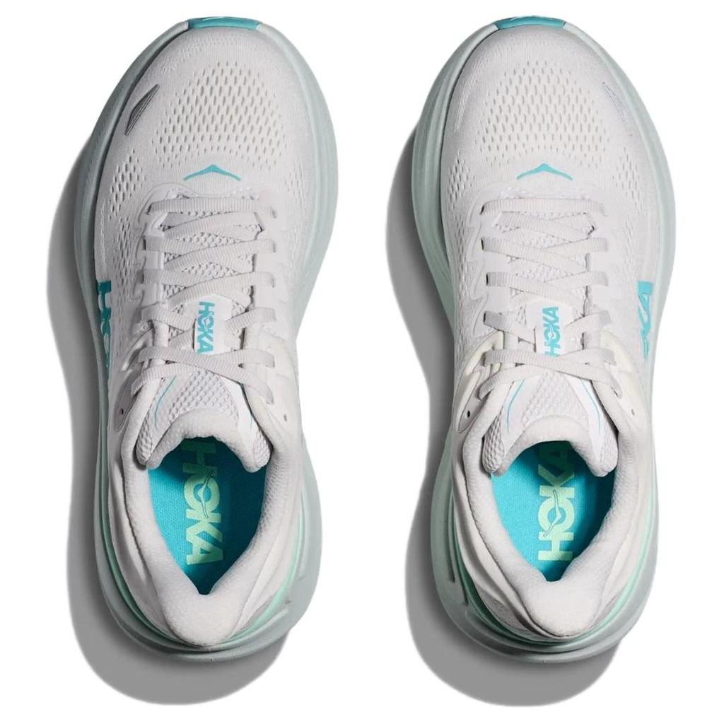 HOKA Bondi 9 Frost Himmelblå Dame Sneakers Hvit 1162012-FTCL