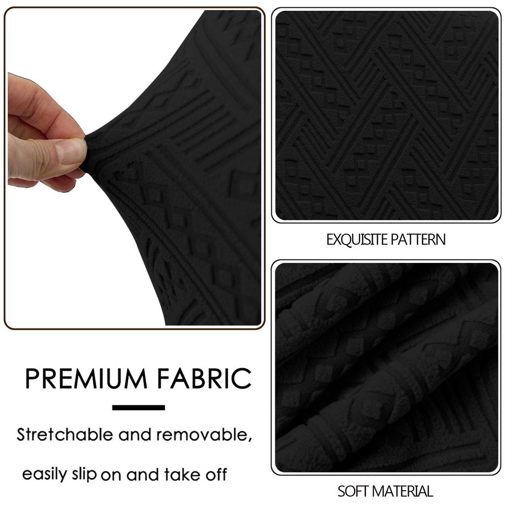 Geometric Jacquard Conventional Universal Chair Cover Knitted Elastic Household Dustproof and Stain-proof Cover Hotel Banquet Chair Cover