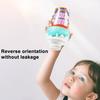 Bubble Bottle Toys Mini Ice Cream Shape Portable Bubble Bottle Non-Spill Inverted Design Machine Blower Maker for Kids Outdoor Play Picnic Fun Party