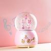 Musfunny Snow Globe Music Box Castle for LED Music Box Gift Children