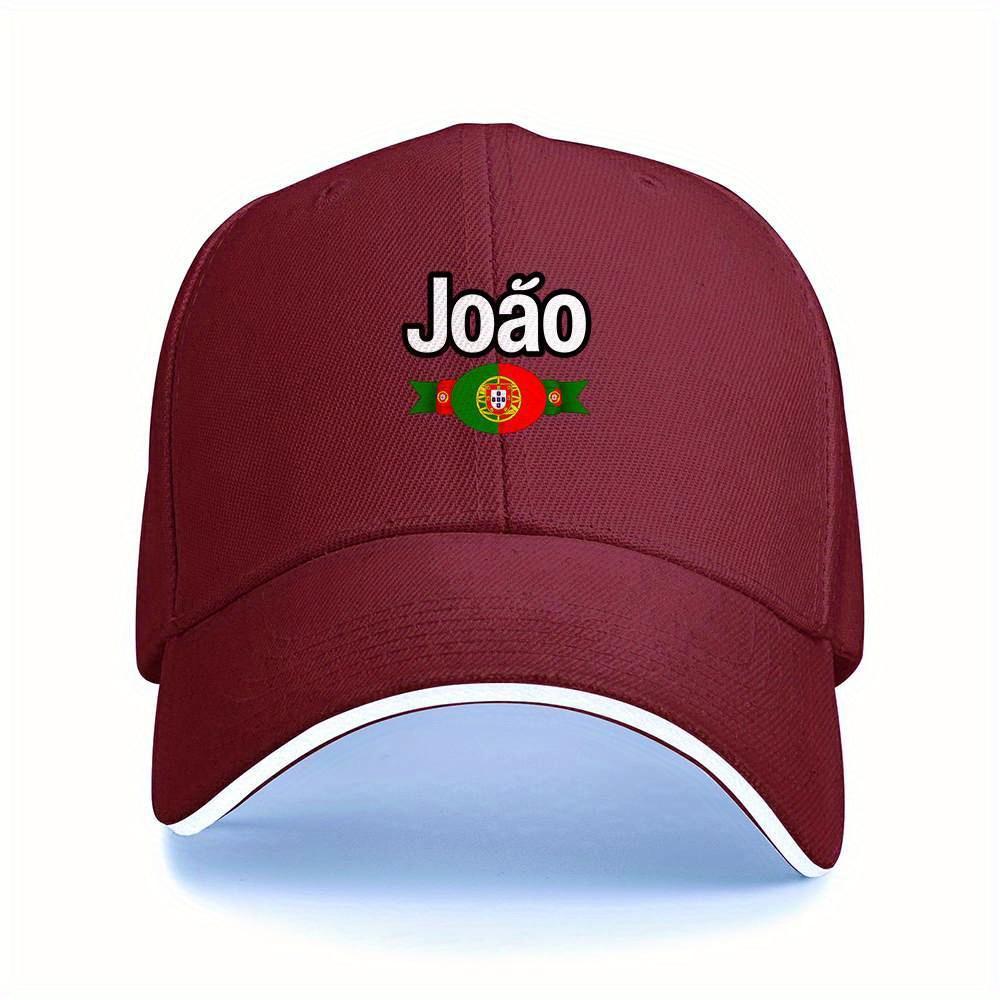 Joao Portuguese Flag Baseball Cap Adult Polyester Adjustable Casual Sports Hat