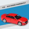 Welly 1/24 2016 Dodge Charger R/T Model de Mașină din Aliaj Jucărie Diecast Vehicule de Simulare Jucării Metalice pentru Mașini Colecționabile pentru Cadou pentru Copii