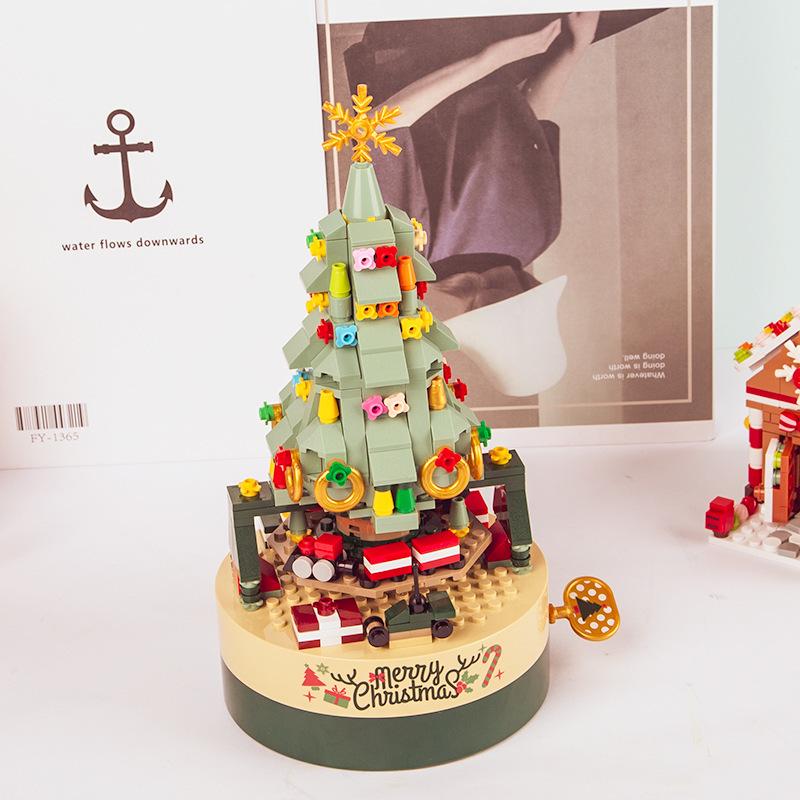 Christmas Tree Surprise Building Blocks: Creative Educational Toy Ornaments & Gifts for Children