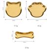 3pcs Earphone Key Organizer Kitten Jewelry Tray Jewelry Storage Plate  for Rings and Earrings