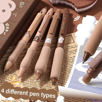 4PCS/Box Soft Cloud Grip Neutral Pen ST Tip Erasable Pen Creative Gel Pen  School Office